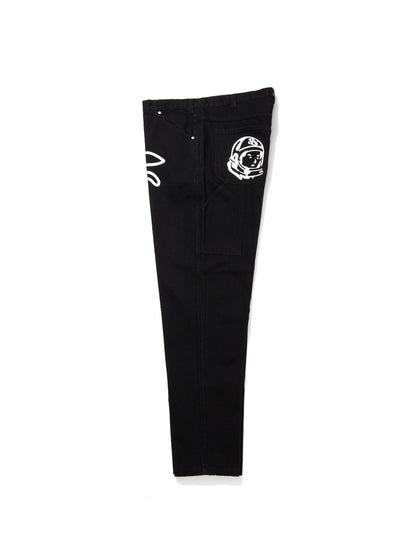 【ICE CREAM - アイスクリーム】TAPERED BAGGY DENIM PANTS RUNNING DOG/BLACK (パンツ/ブラック)