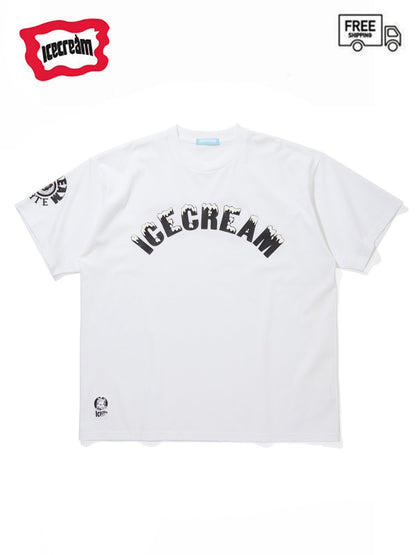 【ICE CREAM - アイスクリーム】COTTON T-SHIRT SNOW / WHITEK (Tシャツ/ホワイト)