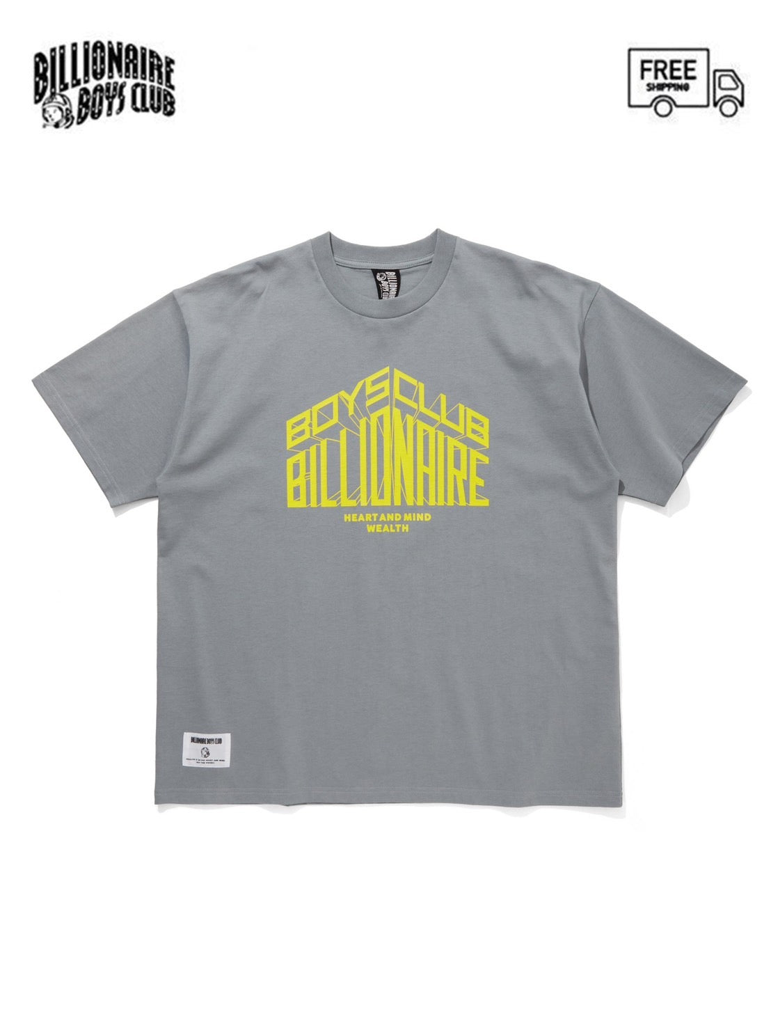 【Billionaire Boys Club-ビリオネアボーイズクラブ】COTTON T-SHIRT BBC / GRAY (Tシャツ/グレー)