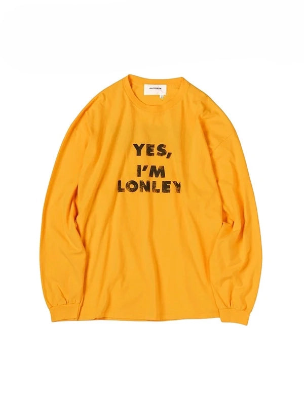 【ANACHRONORM - アナクロノーム】AN310 SUB MESSAGE L/S T-S / YELLOW（ロンT/イエロー）