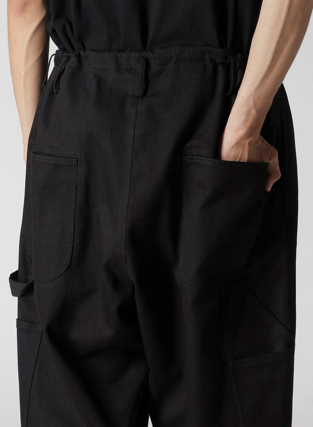 【Y's for men - ワイズフォーメン】10S KATSURAGI PAINTER PANTS(パンツ/ブラック)