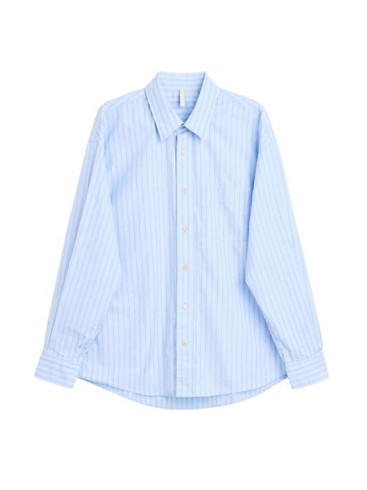 【SUN FLOWER - サンフラワー】New Base Shirt / Blue  (シャツ/ブルー)