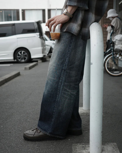 【ANACHRONORM - アナクロノーム】AGING WIDE 5P DENIM PANTS / INDIGO (パンツ/インディゴ)