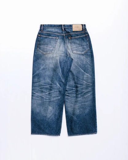 【ANACHRONORM - アナクロノーム】AGING WIDE 5P DENIM PANTS / INDIGO (パンツ/インディゴ)