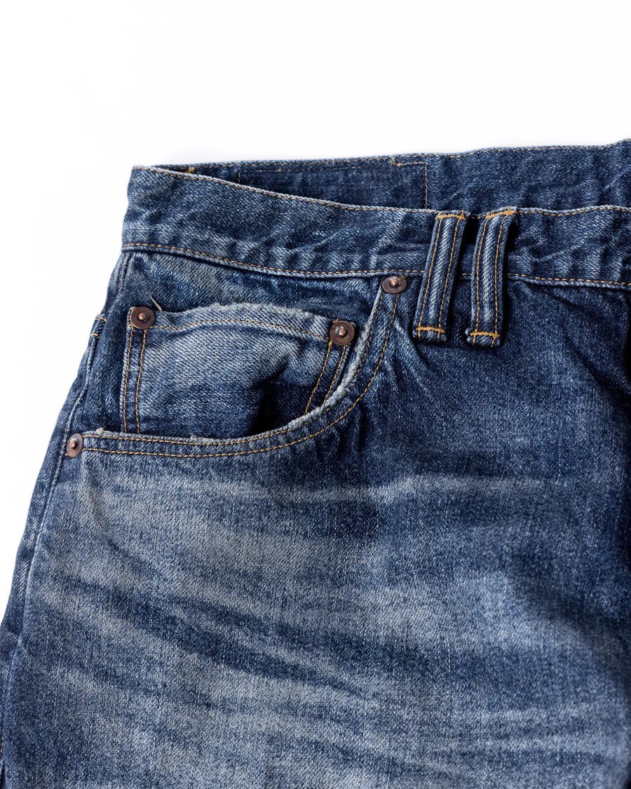 【ANACHRONORM - アナクロノーム】AGING WIDE 5P DENIM PANTS / INDIGO (パンツ/インディゴ)