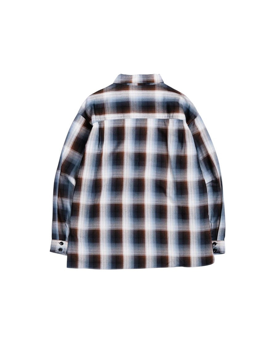 【ANACHRONORM - アナクロノーム】RELUX OPEN COLOR CHECK SHIRTS / BLUE (シャツ/ブルー)