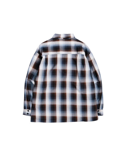 【ANACHRONORM - アナクロノーム】RELUX OPEN COLOR CHECK SHIRTS / BLUE (シャツ/ブルー)