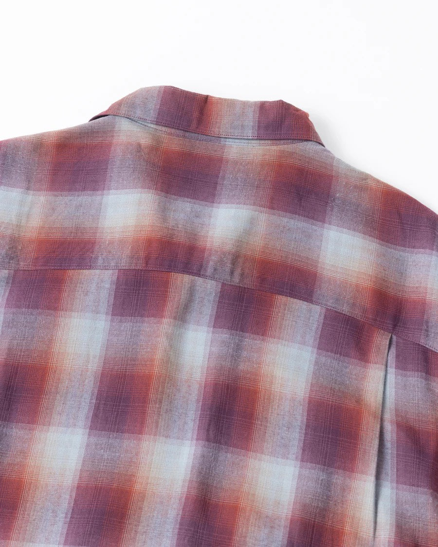 【ANACHRONORM - アナクロノーム】RELUX OPEN COLOR CHECK SHIRTS / RED (シャツ/レッド)