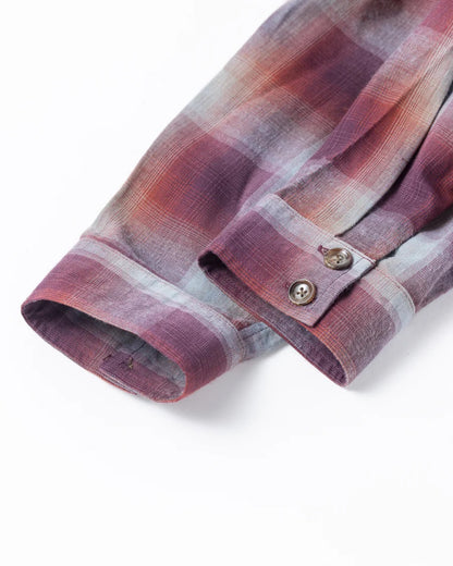 【ANACHRONORM - アナクロノーム】RELUX OPEN COLOR CHECK SHIRTS / RED (シャツ/レッド)