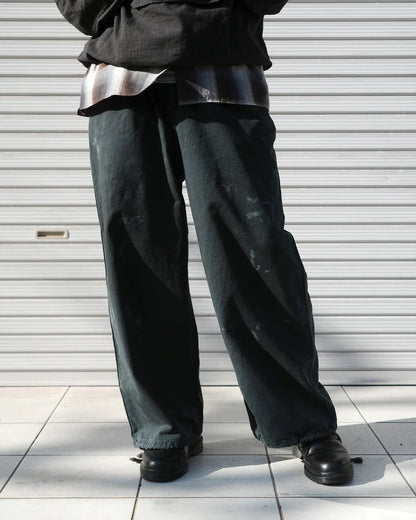 【ANACHRONORM - アナクロノーム】DIRTWORK WIDE CHINO TROUSERS / CHARCOAL (パンツ/チャコール)