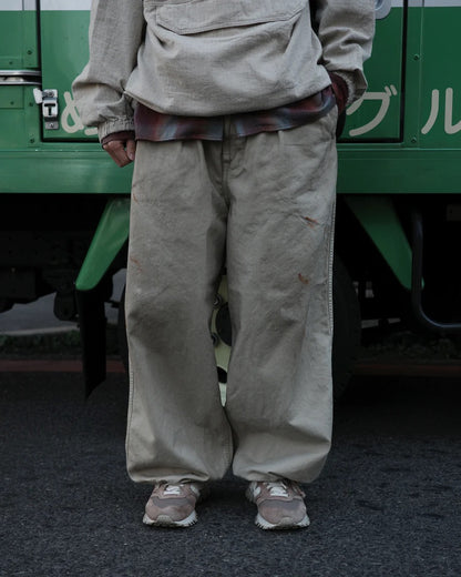 【ANACHRONORM - アナクロノーム】DIRTWORK WIDE CHINO TROUSERS / BEIGE (パンツ/ベージュ)
