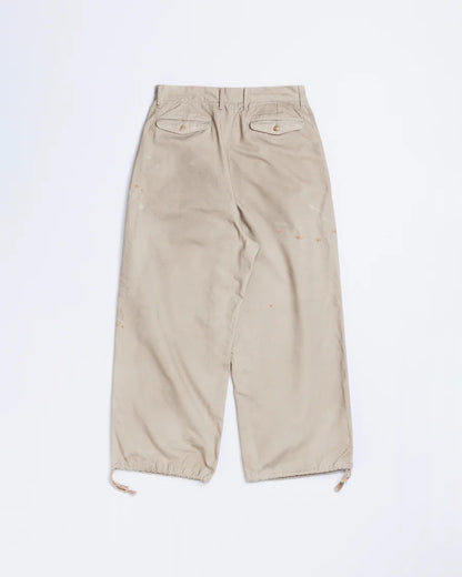 【ANACHRONORM - アナクロノーム】DIRTWORK WIDE CHINO TROUSERS / BEIGE (パンツ/ベージュ)