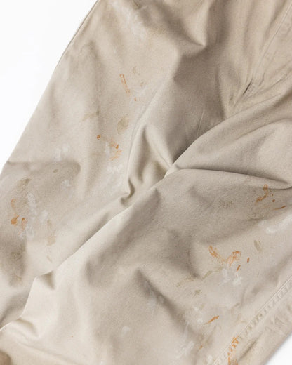 【ANACHRONORM - アナクロノーム】DIRTWORK WIDE CHINO TROUSERS / BEIGE (パンツ/ベージュ)