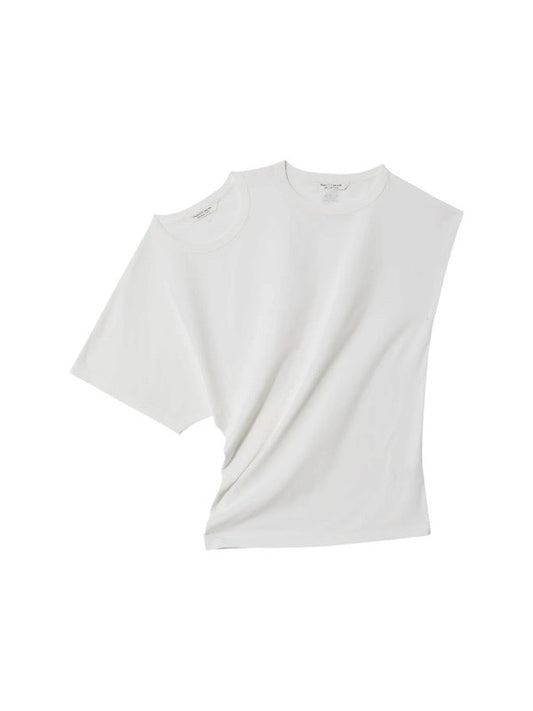 【beautiful people - ビューティフルピープル】double-neck 40/1 ELS jersey top / OFF WHITE (Tシャツ/オフホワイト)