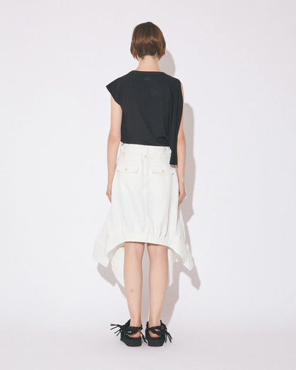 【beautiful people - ビューティフルピープル】double-neck 40/1 ELS jersey top / BLACK (Tシャツ/ブラック)