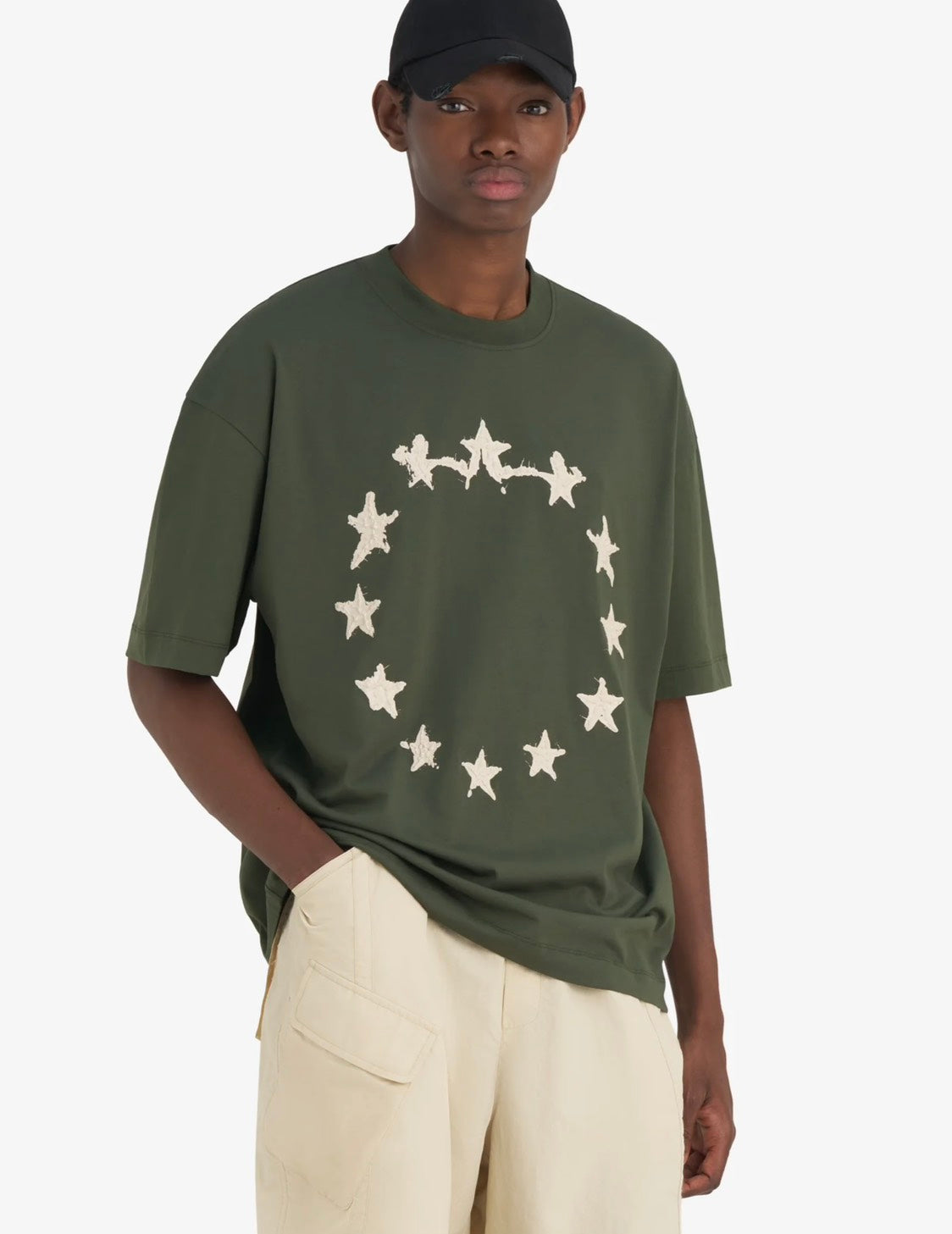 【Études studio - エチュード スタジオ】 Relax T-Shirt Europa Graph/ Dark Green (Tシャツ/ダークグリーン)