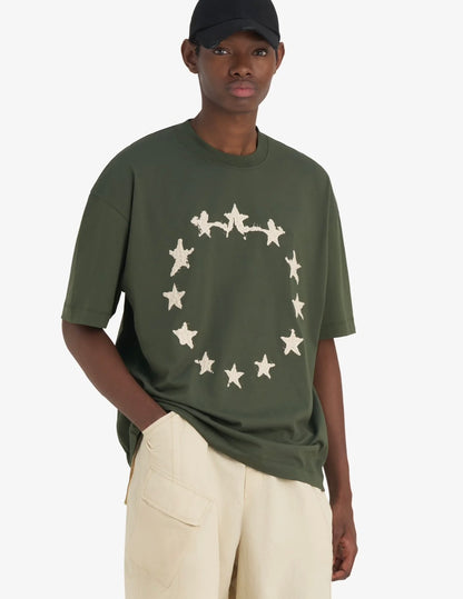 【Études studio - エチュード スタジオ】 Relax T-Shirt Europa Graph/ Dark Green (Tシャツ/ダークグリーン)