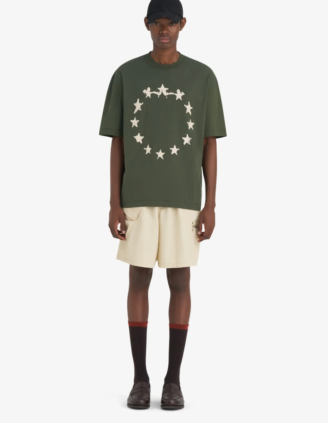 【Études studio - エチュード スタジオ】 Relax T-Shirt Europa Graph/ Dark Green (Tシャツ/ダークグリーン)