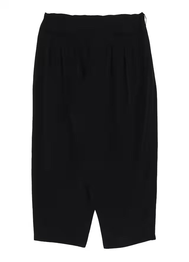 Ground Y - グラウンドワイ】CREPE DE CHINE 12-TUCK PANTS/BLACK