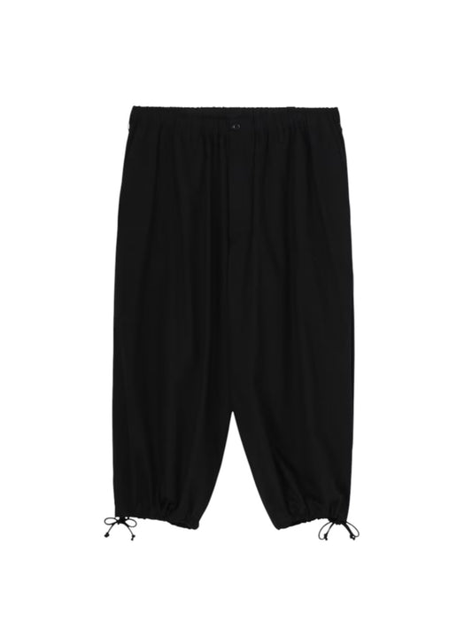 【Ground Y - グラウンドワイ】COTTON GABARDINE BALLOON PANTS/BLACK(パンツ/ブラック)