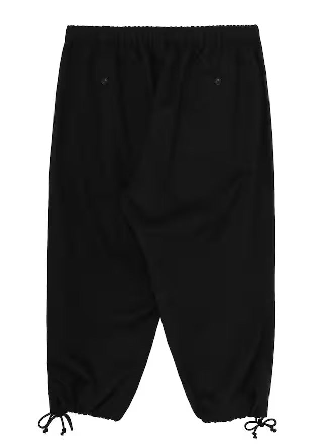 Ground Y - グラウンドワイ】COTTON GABARDINE BALLOON PANTS/BLACK