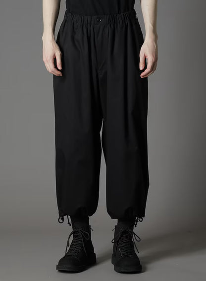 【Ground Y - グラウンドワイ】COTTON GABARDINE BALLOON PANTS/BLACK(パンツ/ブラック)