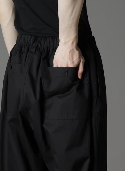 【Ground Y - グラウンドワイ】COTTON GABARDINE BALLOON PANTS/BLACK(パンツ/ブラック)