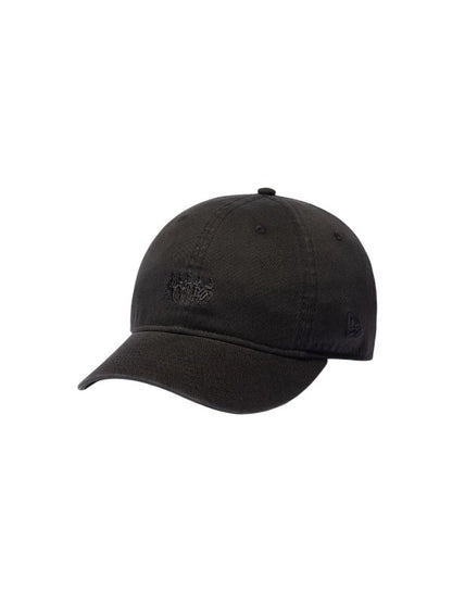 【beautiful people - ビューティフルピープル】New Era® little people embroidery cap / BLACK（キャップ/ブラック)