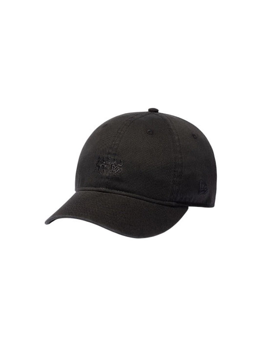 【beautiful people - ビューティフルピープル】New Era® little people embroidery cap / BLACK（キャップ/ブラック)
