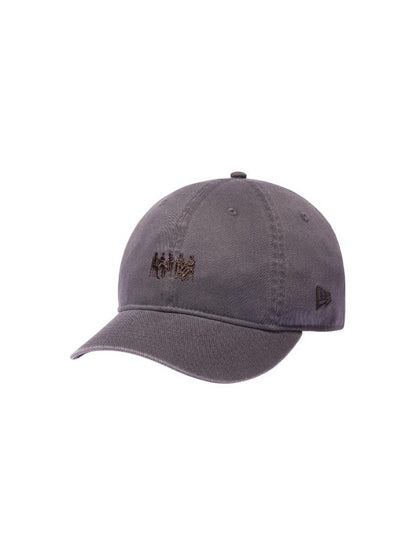 【beautiful people - ビューティフルピープル】New Era® little people embroidery cap / GRAY（キャップ/グレー)
