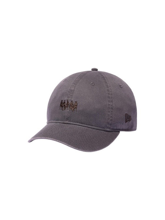 【beautiful people - ビューティフルピープル】New Era® little people embroidery cap / GRAY（キャップ/グレー)