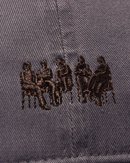 【beautiful people - ビューティフルピープル】New Era® little people embroidery cap / GRAY（キャップ/グレー)