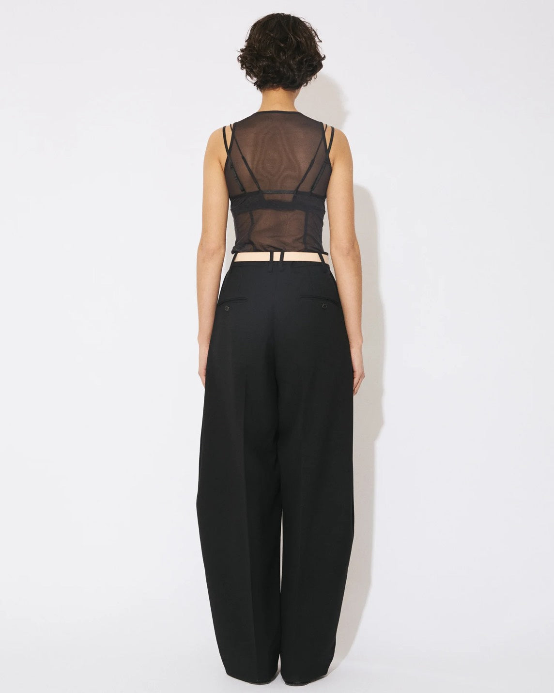 【beautiful people - ビューティフルピープル】OUR WACOAL cup in tank top / BLACK (カップインウェア/ブラック)