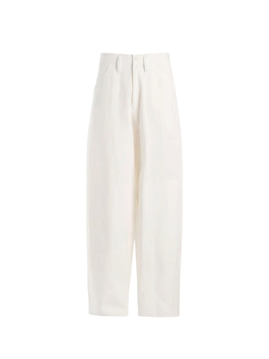 【Y's - ワイズ】C/LI/RA POPLIN WORK PANTS / WHITE (パンツ/ホワイト)