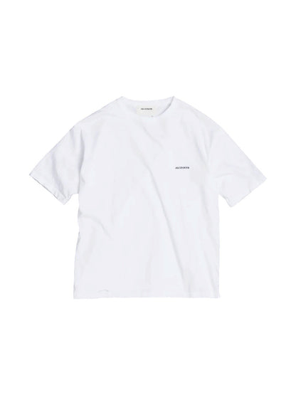 【ANACHRONORM - アナクロノーム】DAMAGED EMB S/S T-S / WHITE (Tシャツ/ホワイト)