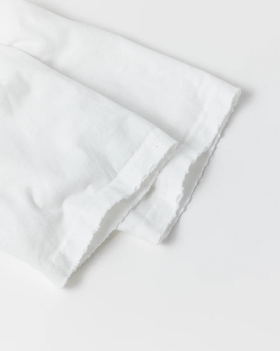 【ANACHRONORM - アナクロノーム】DAMAGED EMB S/S T-S / WHITE (Tシャツ/ホワイト)