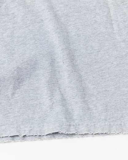 【ANACHRONORM - アナクロノーム】DAMAGED EMB S/S T-S / MIX GRAY (Tシャツ/グレー)