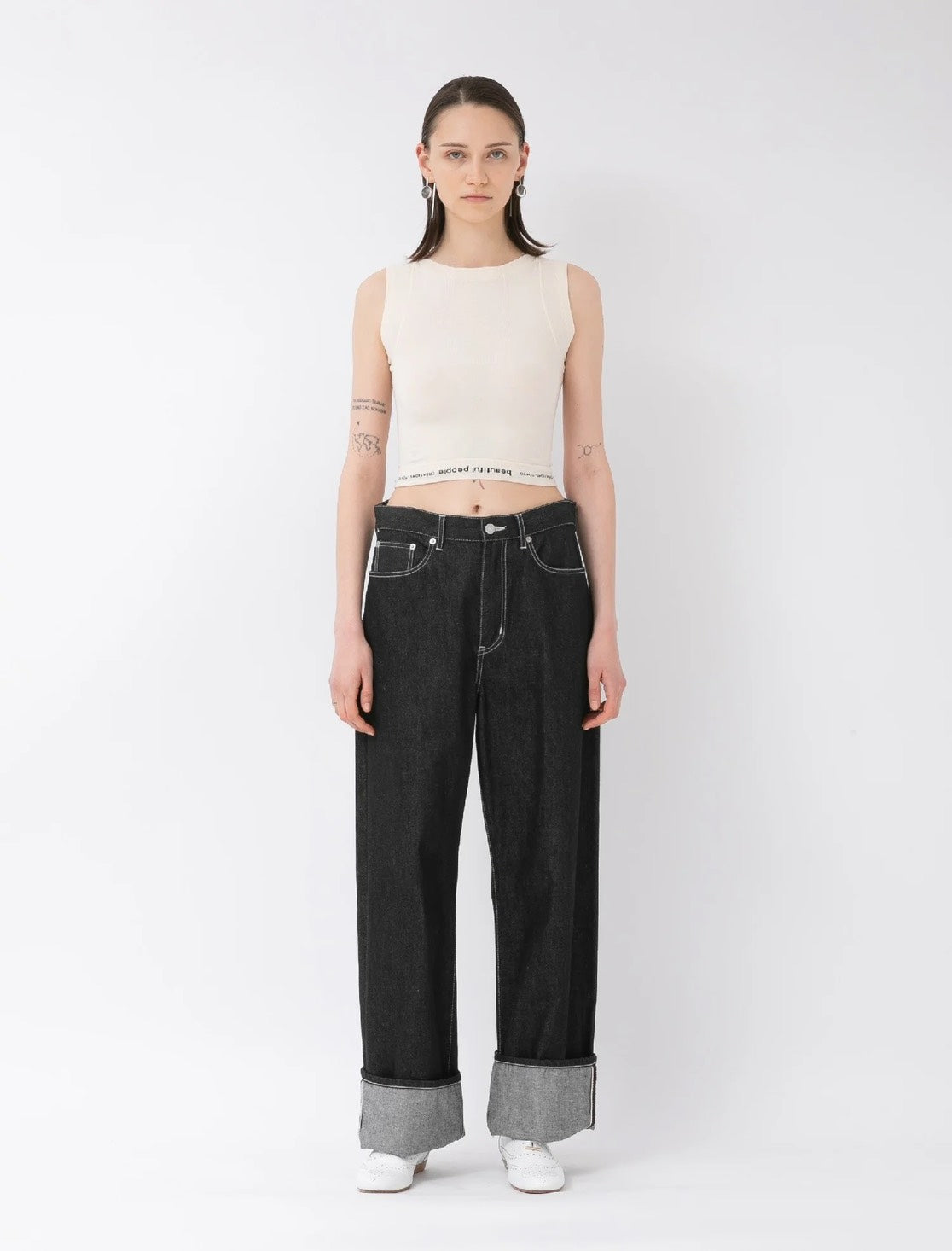 【beautiful people - ビューティフルピープル】WACOAL MEN ÷ bp boxer tops / ECRU (ノースリーブ/エクリュ)