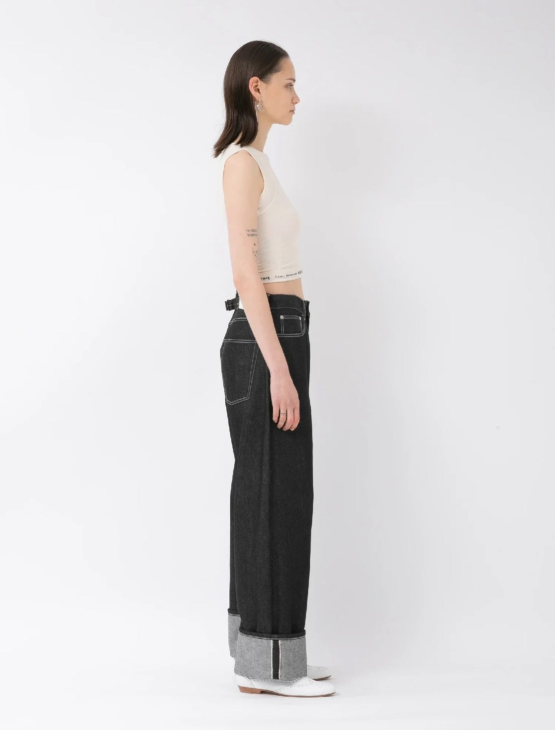 【beautiful people - ビューティフルピープル】WACOAL MEN ÷ bp boxer tops / ECRU (ノースリーブ/エクリュ)