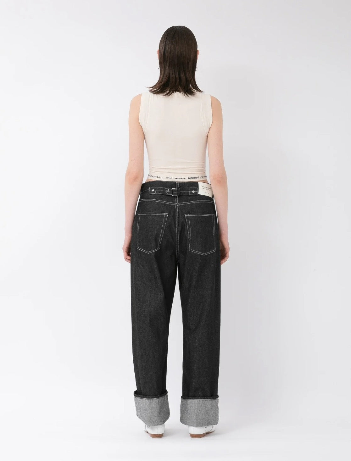 【beautiful people - ビューティフルピープル】WACOAL MEN ÷ bp boxer tops / ECRU (ノースリーブ/エクリュ)