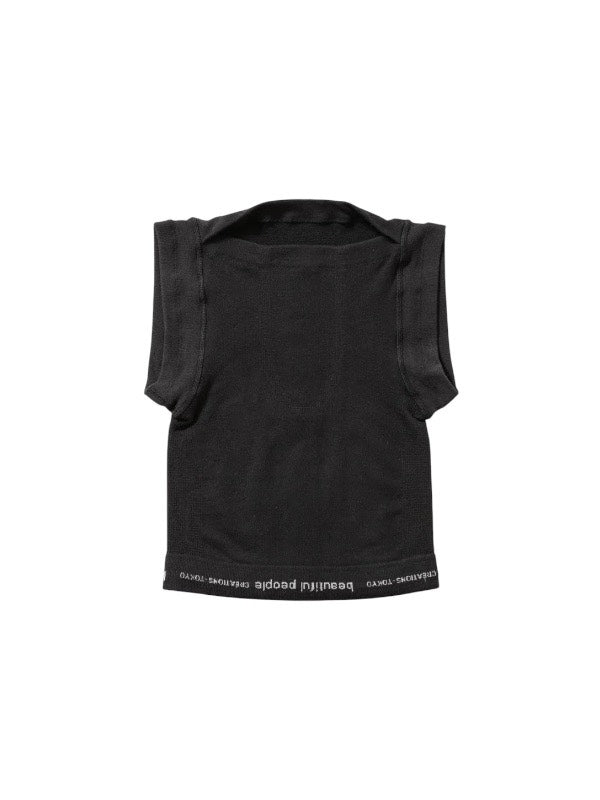 【beautiful people - ビューティフルピープル】WACOAL MEN ÷ bp boxer tops / BLACK (ノースリーブ/ブラック)