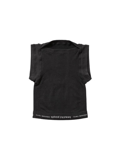 【beautiful people - ビューティフルピープル】WACOAL MEN ÷ bp boxer tops / BLACK (ノースリーブ/ブラック)