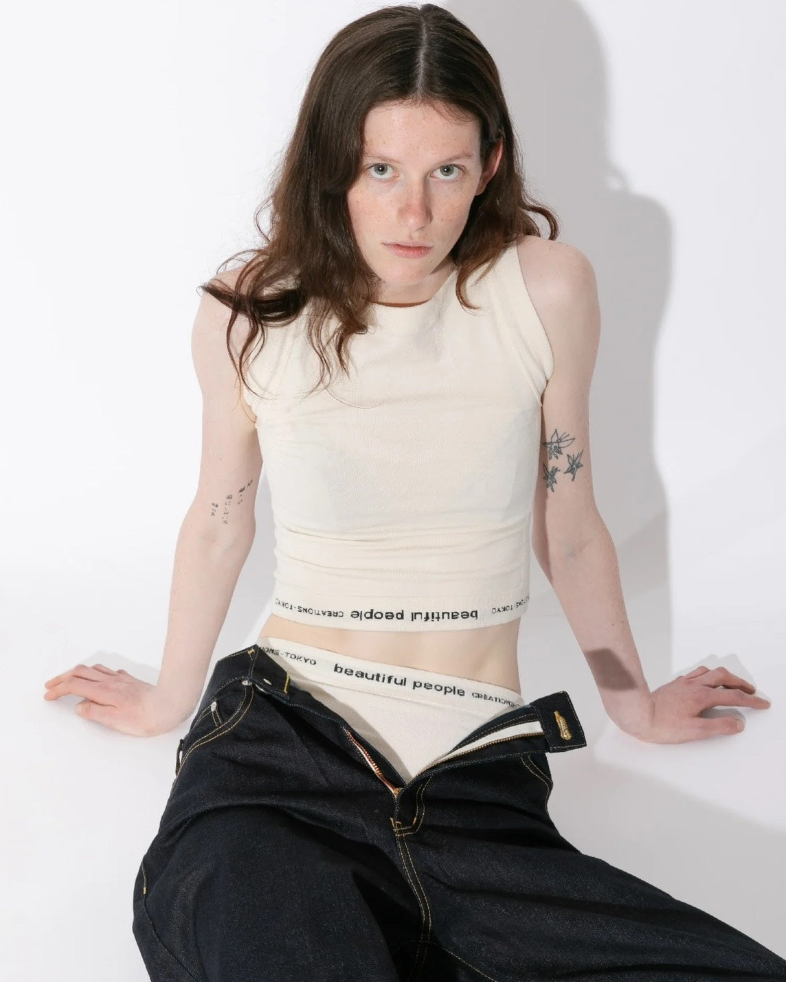 【beautiful people - ビューティフルピープル】WACOAL MEN÷bp boxer pants / ECRU (パンツ/エクリュ)