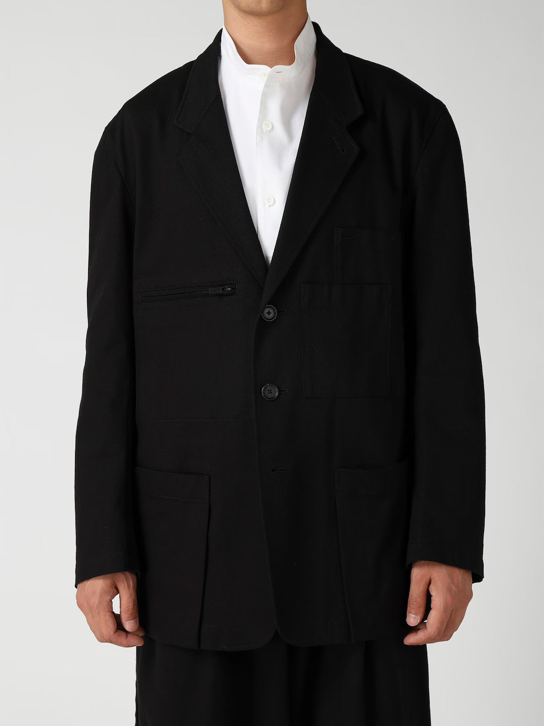 【Y's for men - ワイズフォーメン】KATSURAGI POCKET JACKET / BLACK (ジャケット/ブラック)