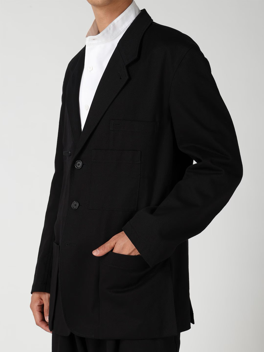 【Y's for men - ワイズフォーメン】KATSURAGI POCKET JACKET / BLACK (ジャケット/ブラック)