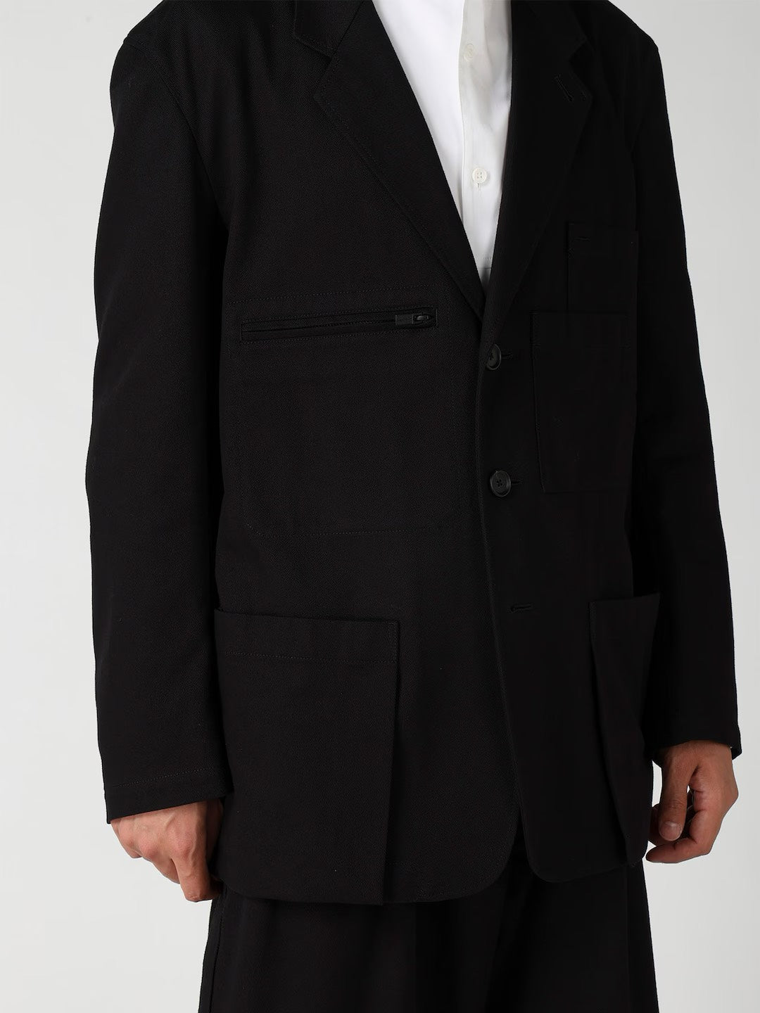 【Y's for men - ワイズフォーメン】KATSURAGI POCKET JACKET / BLACK (ジャケット/ブラック)
