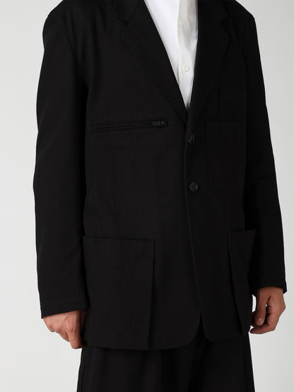 【Y's for men - ワイズフォーメン】KATSURAGI POCKET JACKET / BLACK (ジャケット/ブラック)