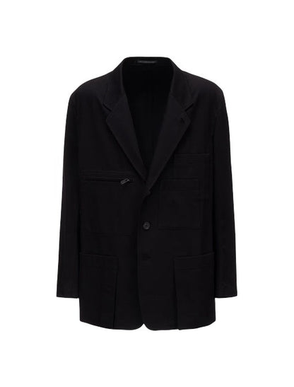 【Y's for men - ワイズフォーメン】KATSURAGI POCKET JACKET / BLACK (ジャケット/ブラック)