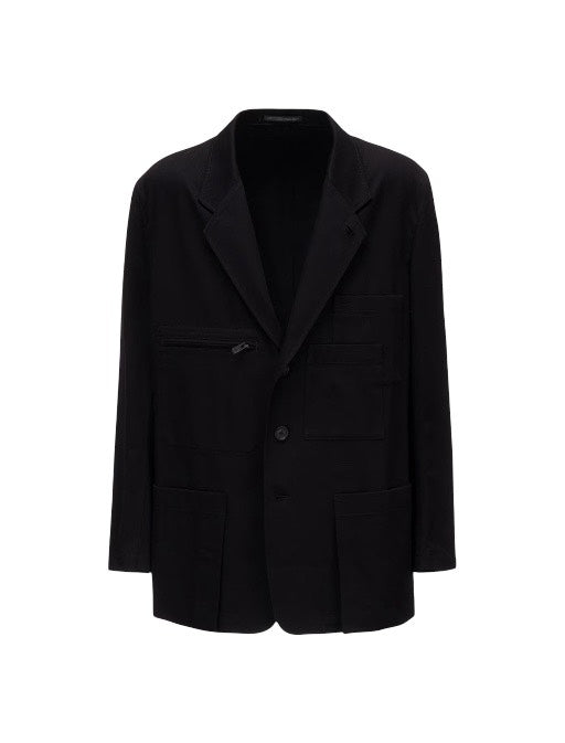 【Y's for men - ワイズフォーメン】KATSURAGI POCKET JACKET / BLACK (ジャケット/ブラック)