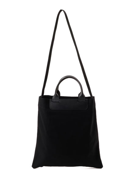 【Y's - ワイズ】COTTON CANVAS Y'S LOGO TOTE BAG / BLACK (バッグ/ブラック)